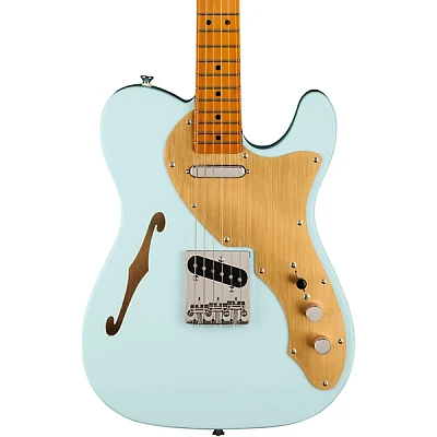 Squier Limited-Edition Classic Vibe '60s Telecaster Thinline Maple Fingerboard Electric Guitar Sonic Blue