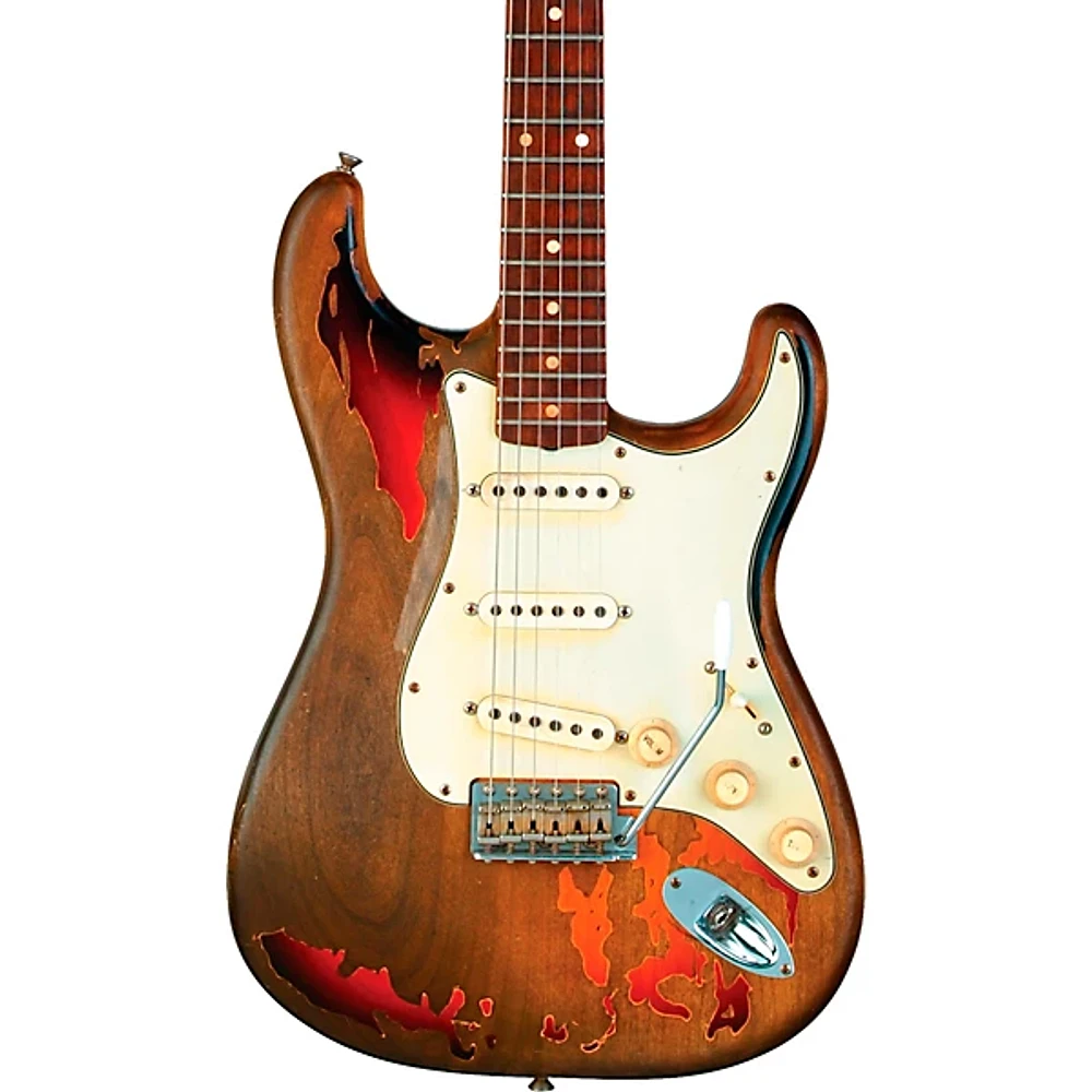 Fender Custom Shop Rory Gallagher Signature Stratocaster Heavy Relic Electric Guitar 3-Color Sunburst