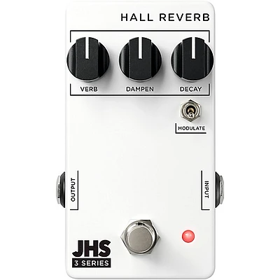 JHS Pedals Hall Reverb Effects Pedal White