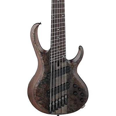 Open Box Ibanez BTB806MS 6-String Multi Scale Electric Bass Level 2 Transparent Gray Flat 197881073312