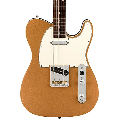 Fender JV Modified '60s Custom Telecaster Rosewood Fingerboard Electric Guitar Firemist Gold