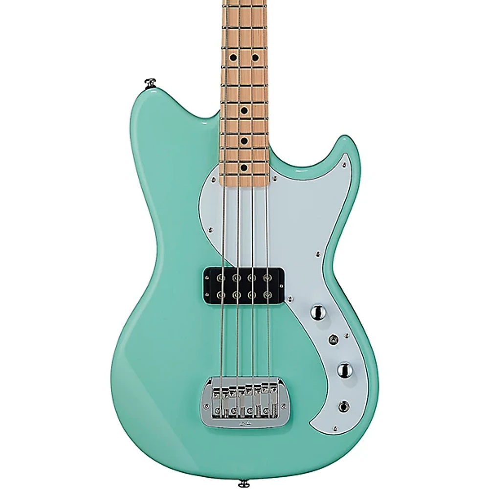 G&L Tribute Fallout Shortscale Bass Guitar Surf Green