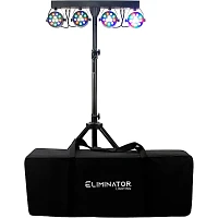 Eliminator Lighting Mini Par Bar Portable LED Lighting System