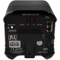 JMAZ Lighting MAD PAR HEX 4S Battery-Powered LED Uplight Black