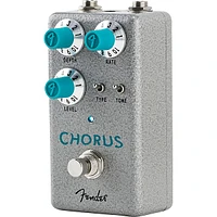 Open Box Fender Hammertone Chorus Effects Pedal Level 1 Gray and Aqua