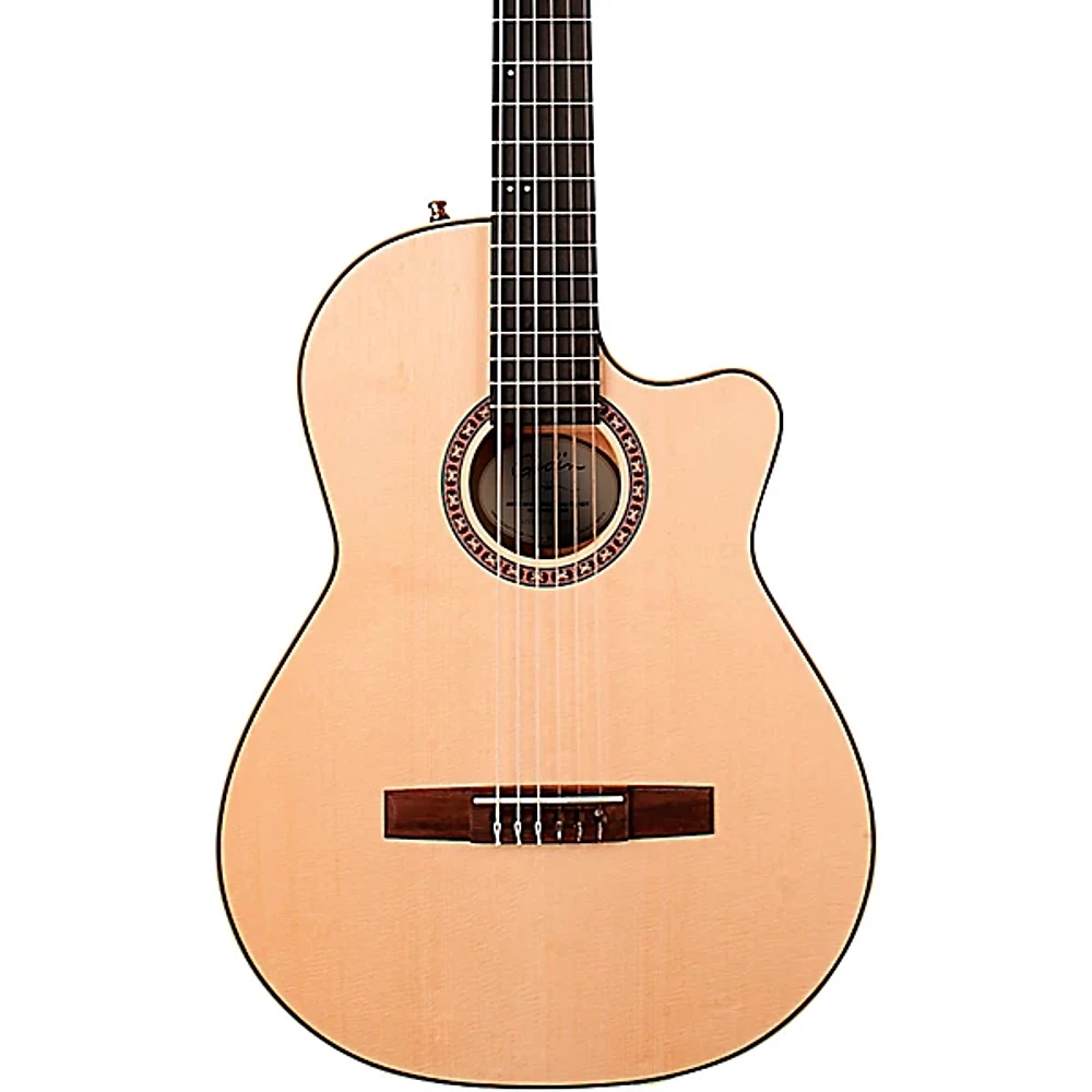 Godin Arena Concert CW EQ Classical Guitar Natural Flame Maple