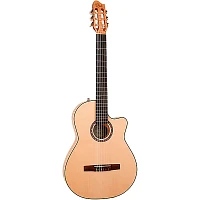 Godin Arena Concert CW EQ Classical Guitar Natural Flame Maple