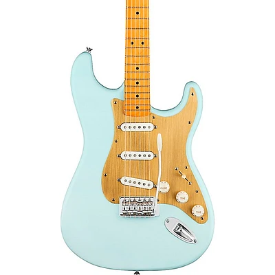 Squier 40th Anniversary Stratocaster Vintage Edition Electric Guitar Satin Sonic Blue