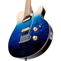 Sterling by Music Man Axis Quilted Maple Electric Guitar Spectrum Blue