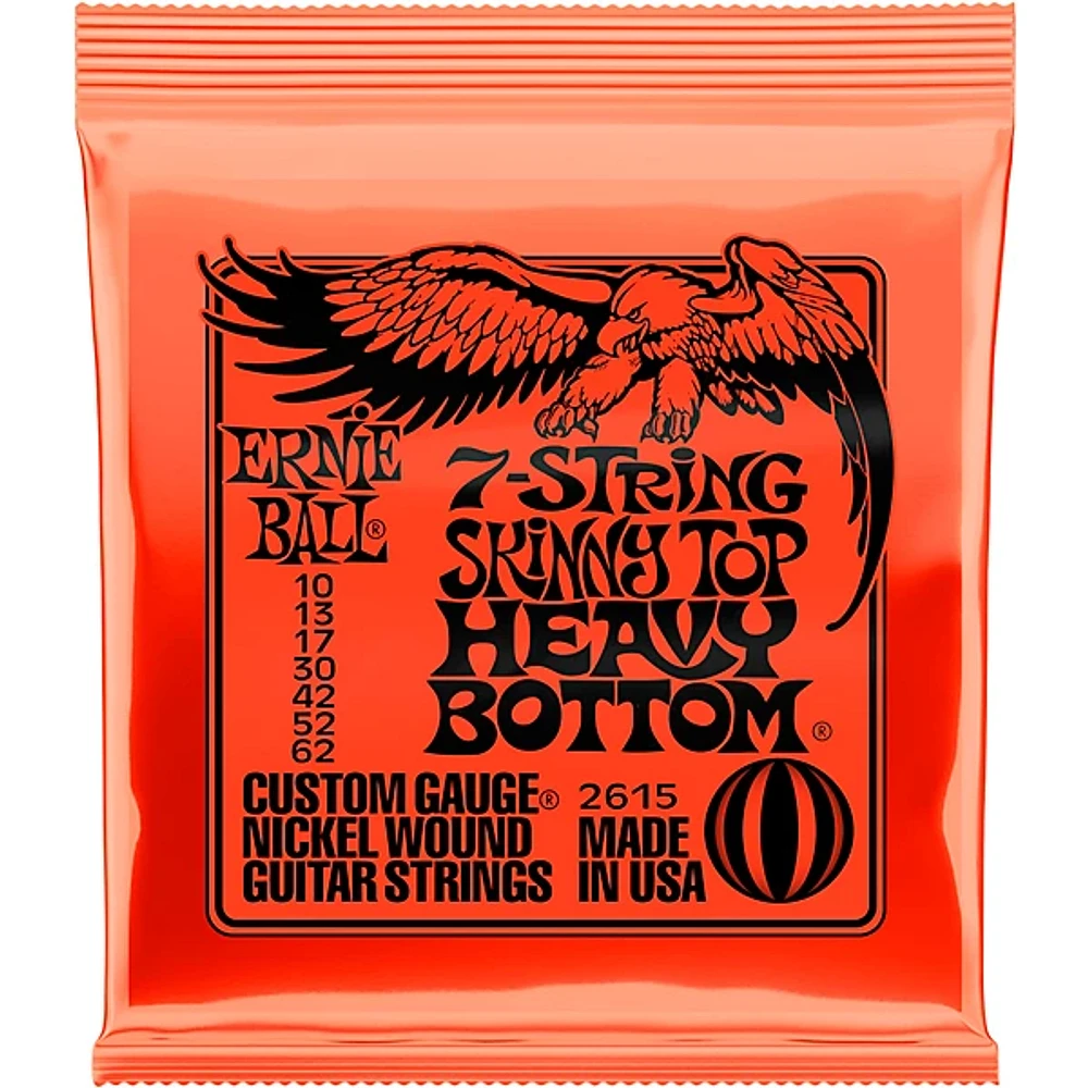 Ernie Ball STHB Nickel Wound 7-String Electric Guitar Strings 10-62