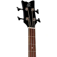 Ortega D7CE 4-String Acoustic Electric Cutaway Bass Guitar Satin Black