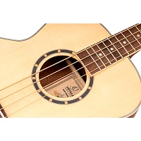 Ortega D7E 4-String Acoustic/Electric Bass Guitar Natural