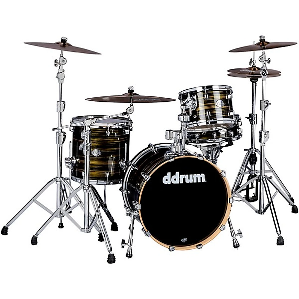 ddrum Dominion 4-Piece Shell Pack Brushed Olive Metallic