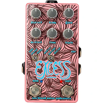 Old Blood Noise Endeavors Excess V2 Modulated Distortion Effects Pedal Pink