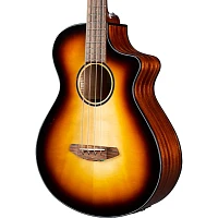 Breedlove Discovery S Concert CE European Spruce-African Mahogany Acoustic-Electric Bass Edge Burst