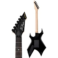 B.C. Rich Stranger Things "Eddie's" Inspired Limited-Edition NJ Warlock Electric Guitar Black