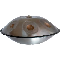 X8 Drums Vintage Series Pro Handpan D Amara Stainless Steel w/ Bag, 9 Notes