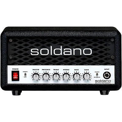 Open Box Soldano SLO Mini 30W Guitar Amp Head Level 2 Black 197881103354