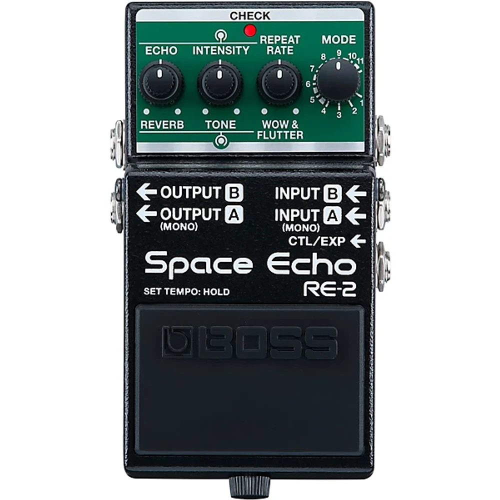 BOSS RE- Space Echo Effects Pedal Black