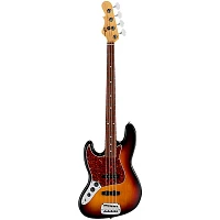 G&L Fullerton Deluxe JB Left Handed Electric Bass 3-Tone Sunburst