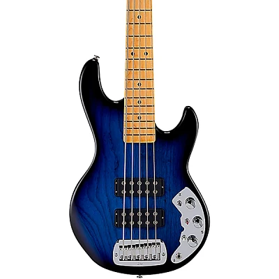 G&L CLF Research L-2500 Series 750 5 String Maple Fingerboard Electric Bass Blue Burst