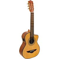 H. Jimenez Voz de Trio Cutaway Acoustic-Electric Requinto Guitar Natural