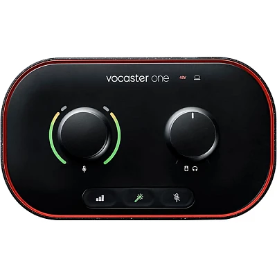 Focusrite Vocaster One Podcasting Interface for Solo Content Creators