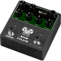 NUX Tape Echo Multi Tape Head Space Echo With Tap Tempo and Looper Effects Pedal Black