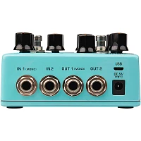 NUX Duotime Dual Delay Engine Effects Pedal Blue