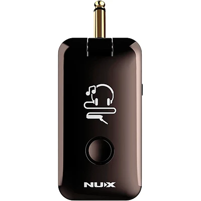 NUX Mighty Plug MP-2 Guitar and Bass Modeling Headphone Amplug With Bluetooth Black
