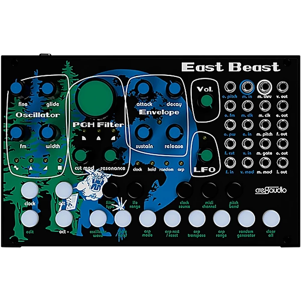 Cre8audio East Beast Semi-Modular Synthesizer