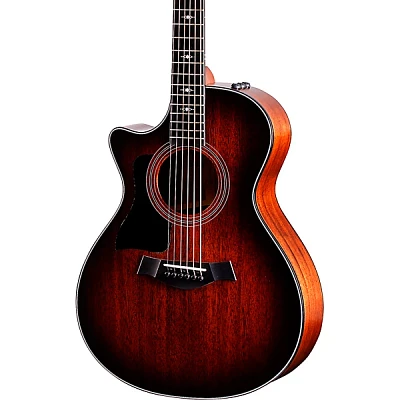 Taylor 322ce Grand Concert Left-Handed Acoustic-Electric Guitar Shaded Edge Burst