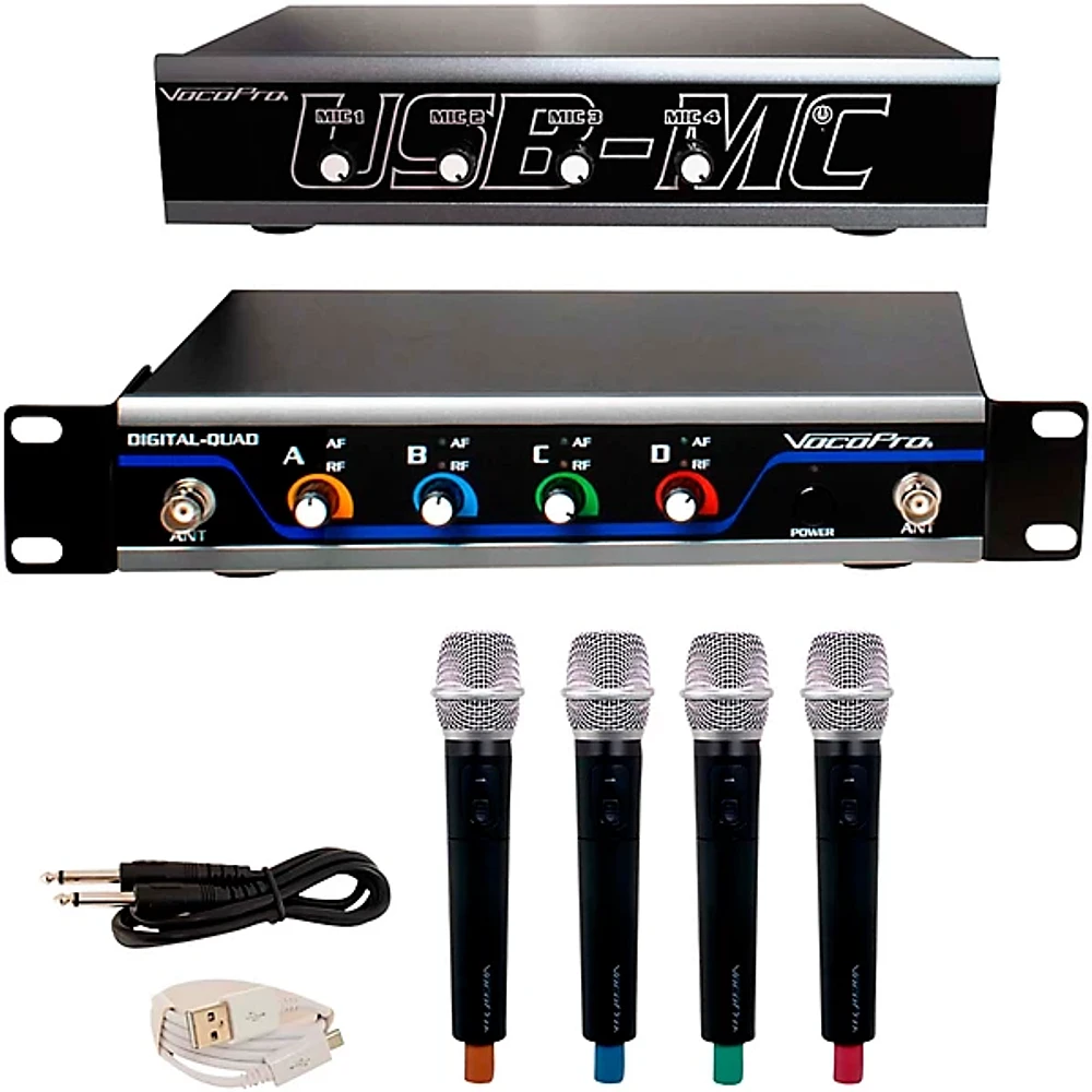 VocoPro USB-ACAPELLA- -Channel Wireless Microphone/USB Interface Package