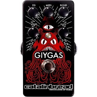 Catalinbread Giygas Fuzz Effects Pedal Flat Black