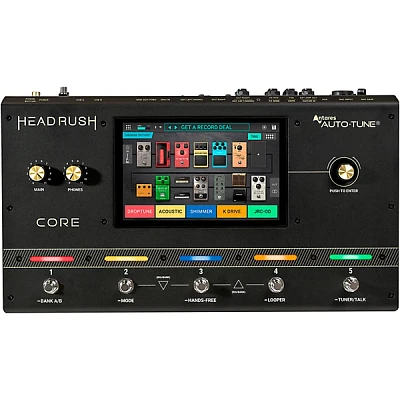 Open Box HeadRush Core Multi-Effects Processor Pedal Level 1 Black