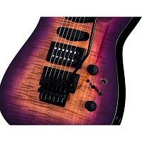 Kramer SM-1 Figured Electric Guitar Royal Purple Perimeter