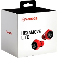 V-MODA Hexamove Lite True Wireless Earbuds Red