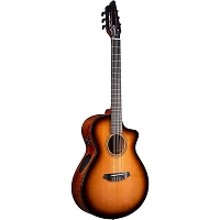 Breedlove Organic Solo Pro CE Red Cedar-African Mahogany Concert Nylon Acoustic-Electric Guitar Edge Burst