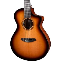 Breedlove Organic Solo Pro CE Red Cedar-African Mahogany Concert Nylon Acoustic-Electric Guitar Edge Burst