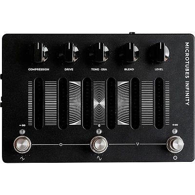 Darkglass Microtubes Infinity Distortion Effects Pedal Black