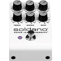 Open Box Soldano Super Lead Overdrive Effects Pedal Level 1 White