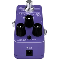 NUX NRV-3 Damp Mini Pedal with Three Classic Reverb Models Effects Pedal Blue