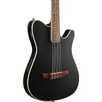 Ibanez TOD10N Tim Henson Signature Nylon Acoustic-Electric Guitar Black Flat