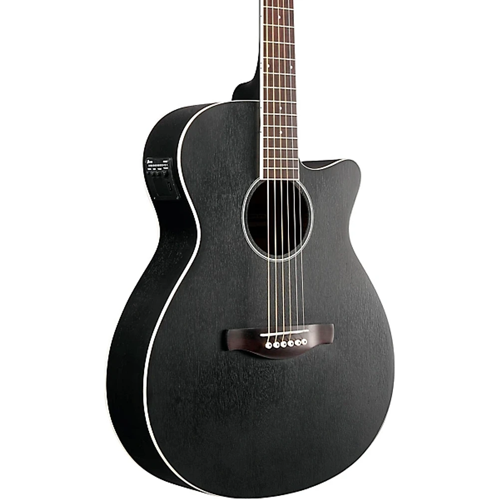 Ibanez AEG7MH Grand Concert Acoustic-Electric Guitar Weathered Black