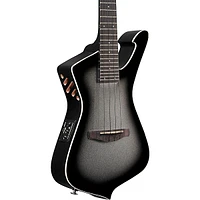 Ibanez UICT100 Iceman Tenor Spruce-Okoume Acoustic-Electric Ukulele Metallic Gray Sunburst