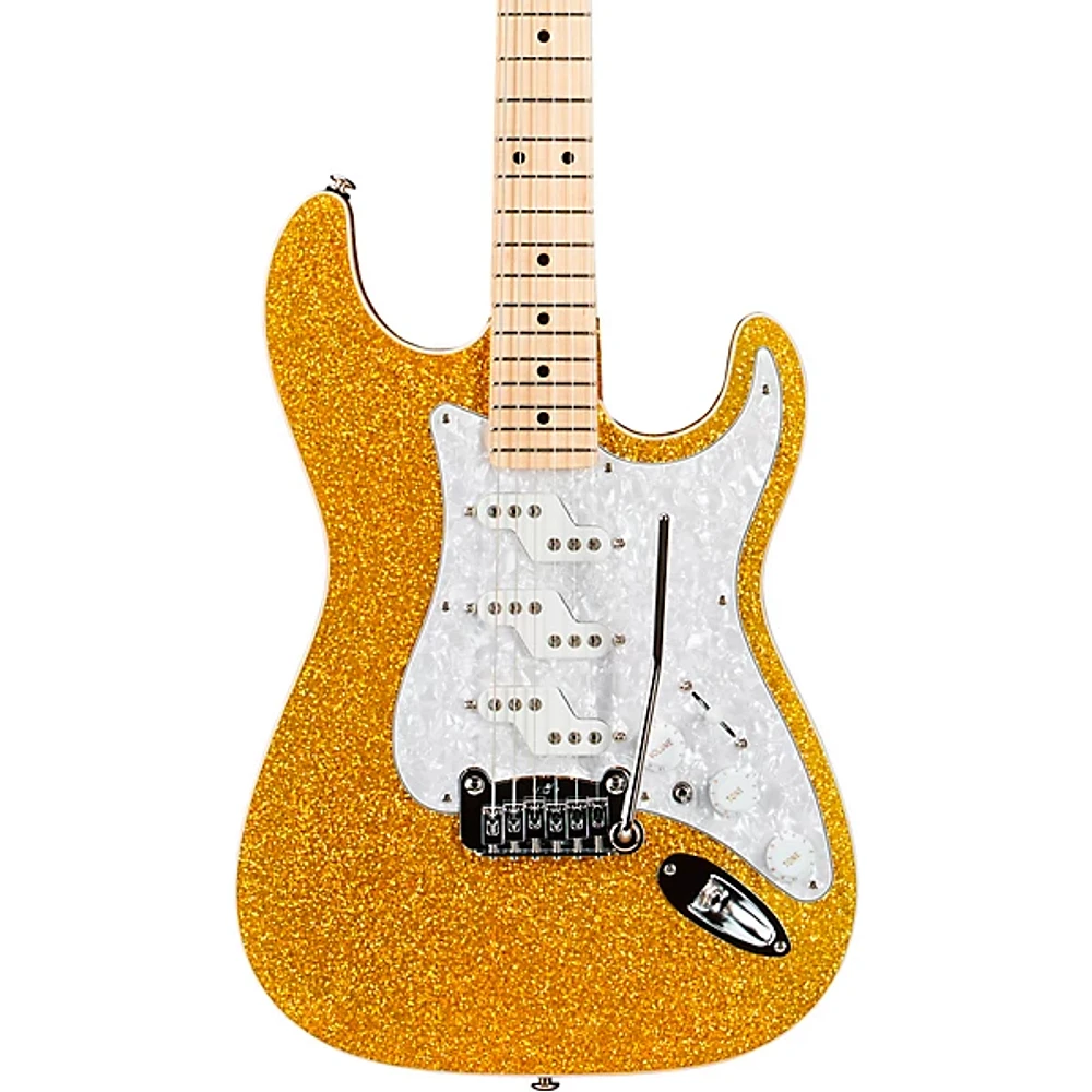 G&L GC Limited-Edition USA Comanche Electric Guitar Gold Flake