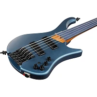 Ibanez EHB1005F 5-String Multi-Scale Ergonomic Headless Fretless Bass Guitar Arctic Ocean Matte