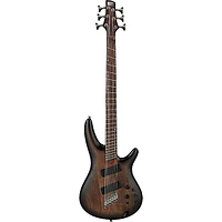 Ibanez SRC6MS 6-String Multi-Scale Electric Bass Black Stained Burst Low Gloss