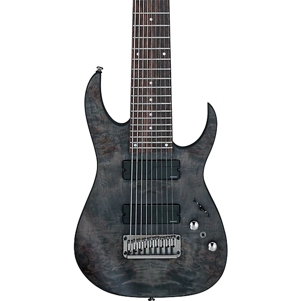 Ibanez RG9PB RG Axe Design Lab 9-String Electric Guitar Transparent Gray Flat