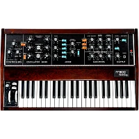 Open Box Moog Minimoog Model D Monophonic Analog Synthesizer 2022 Reissue Level 1 Dark Cherry